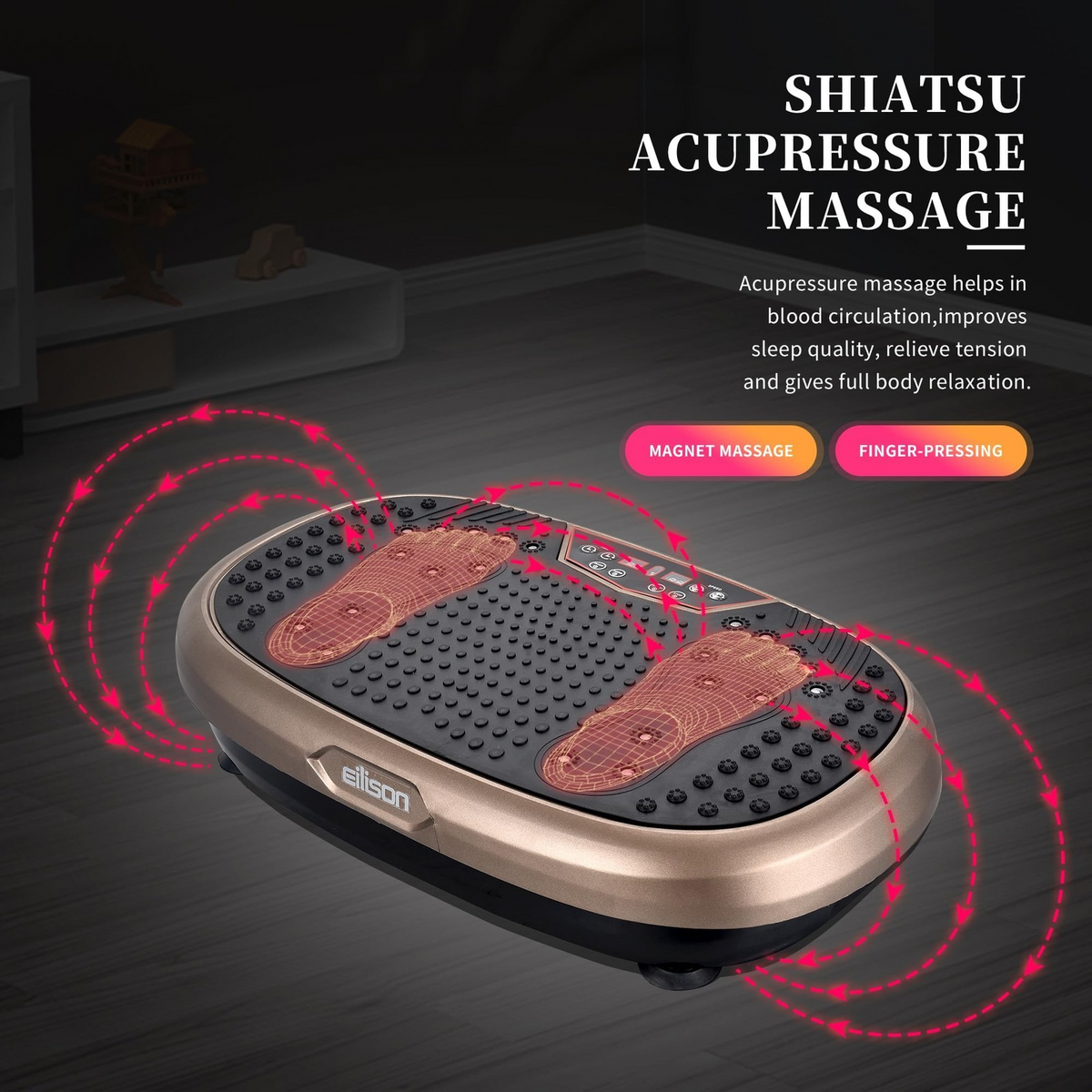 Plateforme Vibrante Ultra-Ultrathin- Bluetooth – Transformez Votre Corps Sans Salle de Sport