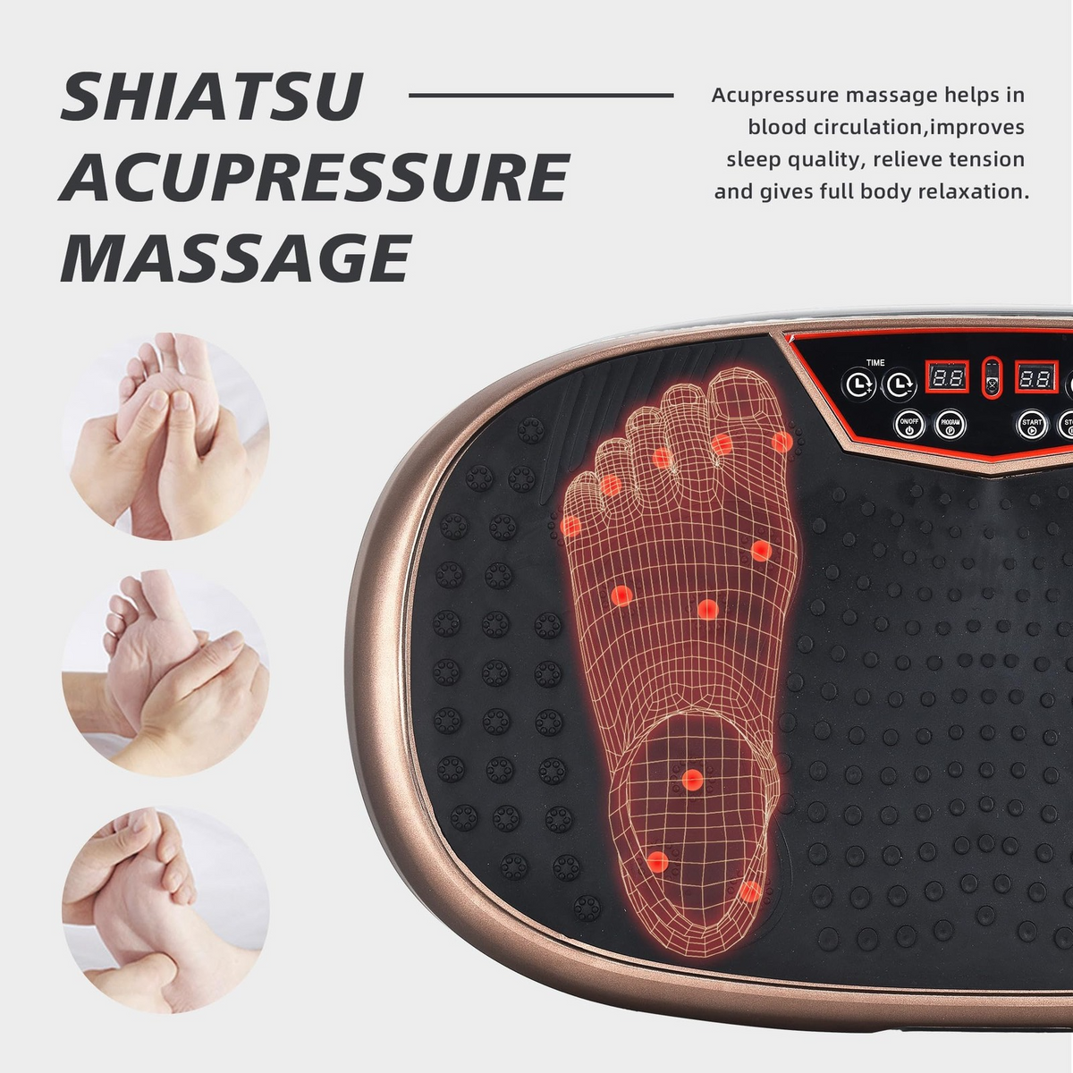 Plateforme Vibrante Ultra-Ultrathin- Bluetooth – Transformez Votre Corps Sans Salle de Sport